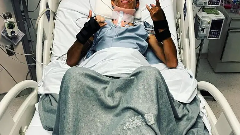 Egan Bernal, en el hospital