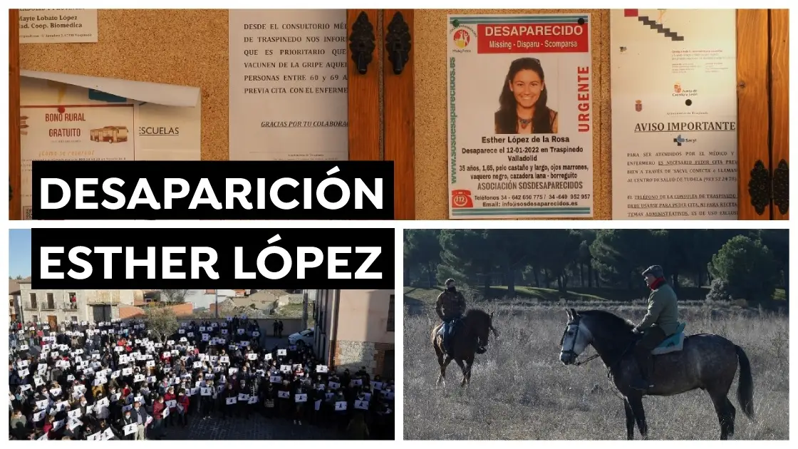 Esther López desaparecida: Última hora de la búsqueda en Traspinedo hoy Esther López desaparecida: Última hora de la búsqueda en Traspinedo hoy