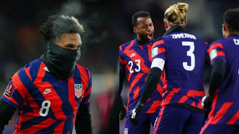 Imagenes del polémico Estados Unidos vs Honduras jugado a -17ºC Imagenes del polémico Estados Unidos vs Honduras jugado a -17ºC