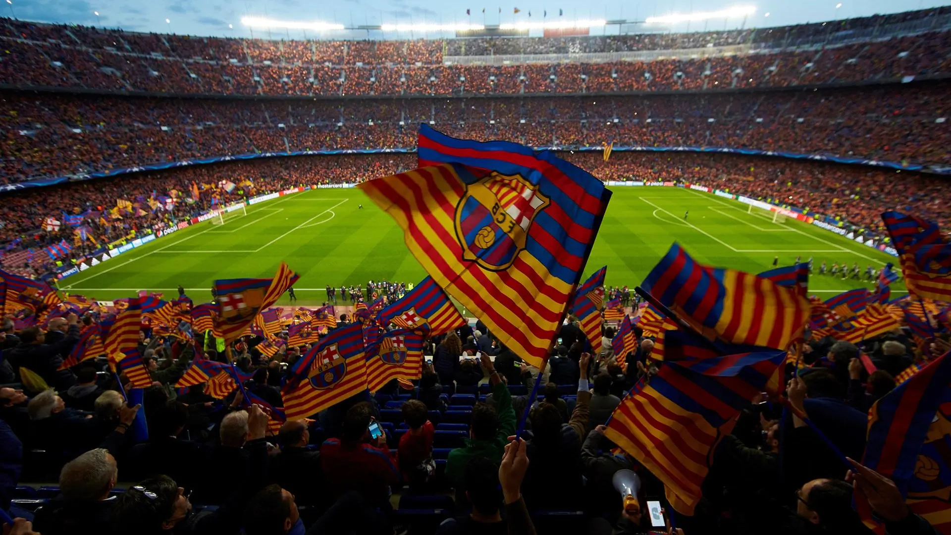 Imagen de archivo del Camp Nou Imagen de archivo del Camp Nou