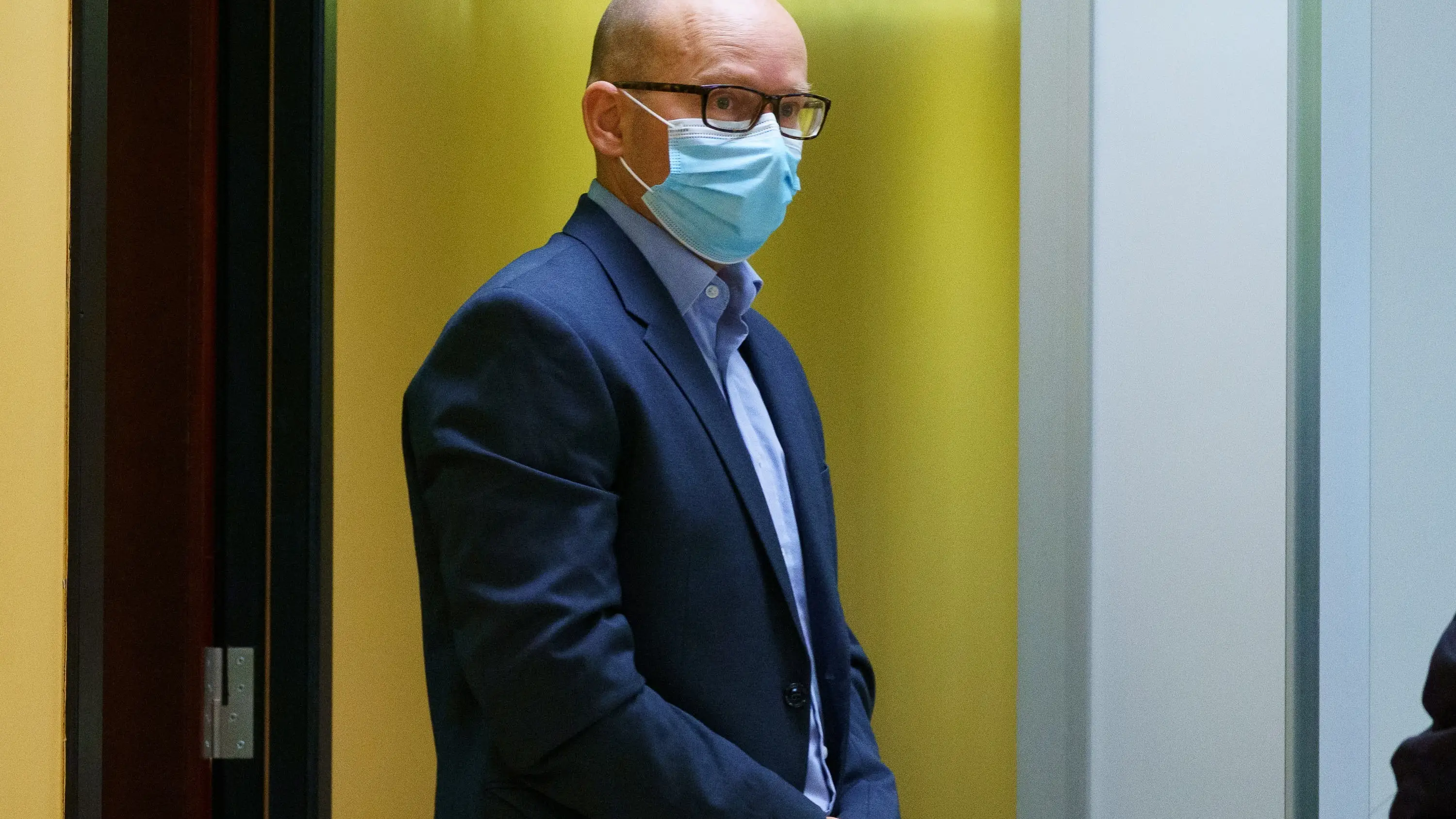 Fotografía del ciudadano alemán Thomas Handrick durante el juicio Fotografía del ciudadano alemán Thomas Handrick durante el juicio