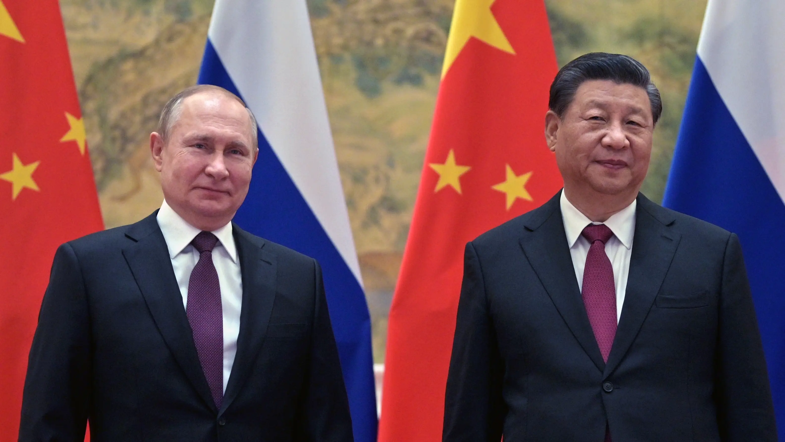 Los presidentes chino, Xi Jinping, y ruso, Vladimir Putin, en Pekín Los presidentes chino, Xi Jinping, y ruso, Vladimir Putin, en Pekín