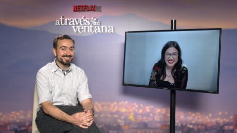 Marçal Forés y Ariana Godoy, director y autora de 'A través de mi ventana'