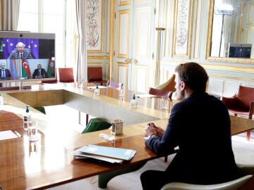 El presidente francés Emmanuel Macron 