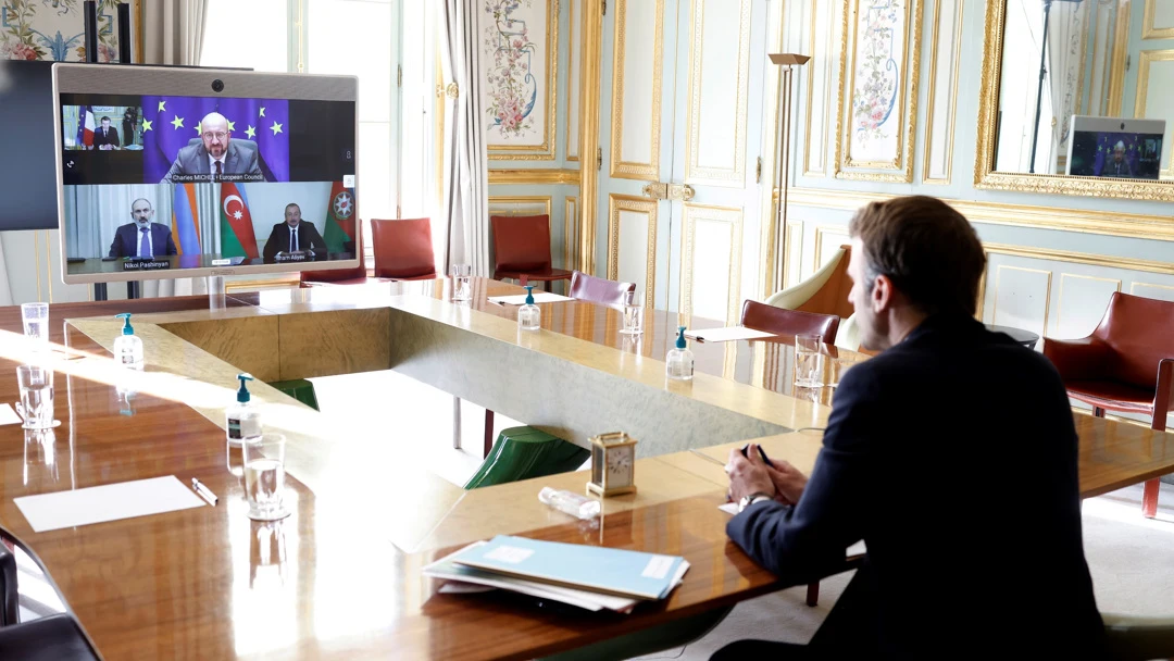 El presidente franc&eacute;s Emmanuel Macron 