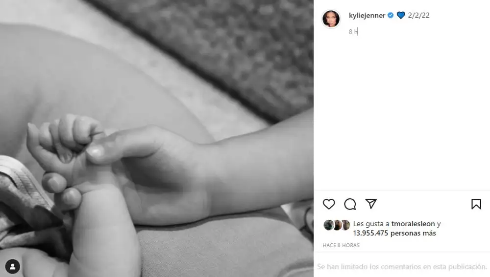 Kylie Jenner anuncia el nacimiento de su segundi hijo