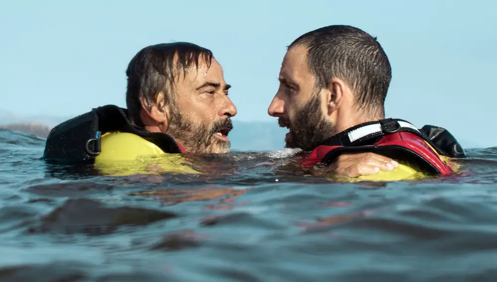 Eduard Fernández y Dani Rovira en 'Mediterráneo'