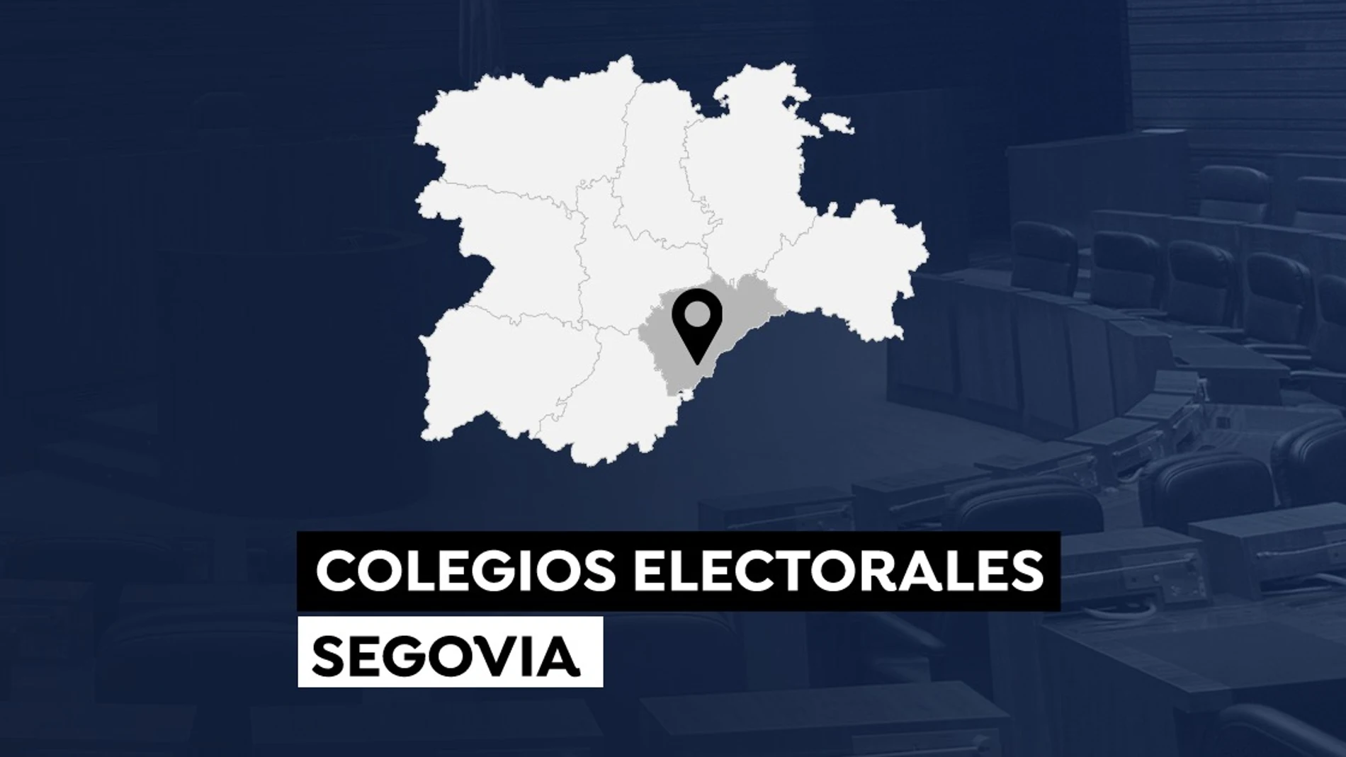 Colegios electorales en Segovia para votar en las elecciones a las Cortes de Castilla y León 2022