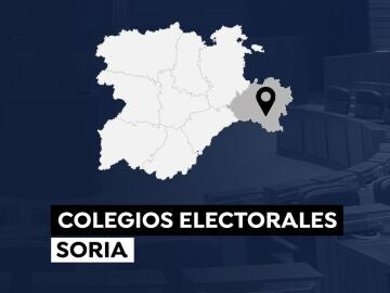 Colegios electorales en Soria en las elecciones a las Cortes de Castilla y León de 2022