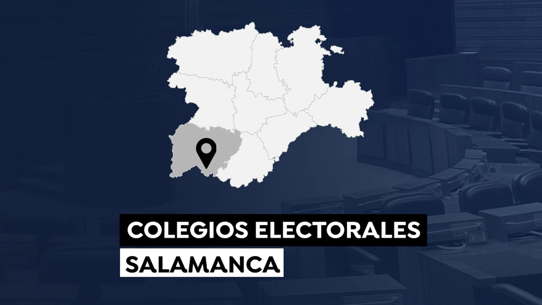 Colegios electorales en Salamanca para votar en las elecciones a las Cortes de Castilla y León 2022