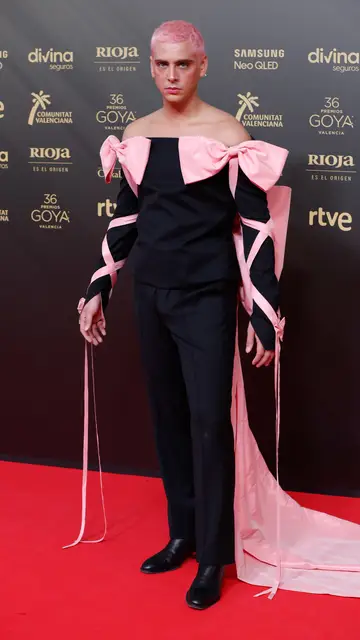 Eduardo Casanova en la alfombra roja de los Premios Goya 2022 Eduardo Casanova en la alfombra roja de los Premios Goya 2022