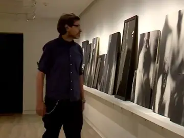 Jorge Ribalta en la exposición en la Fundación MAPFREE