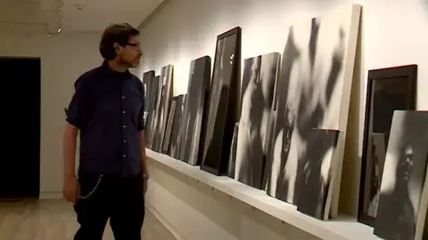 Jorge Ribalta en la exposición en la Fundación MAPFREE Jorge Ribalta en la exposición en la Fundación MAPFREE