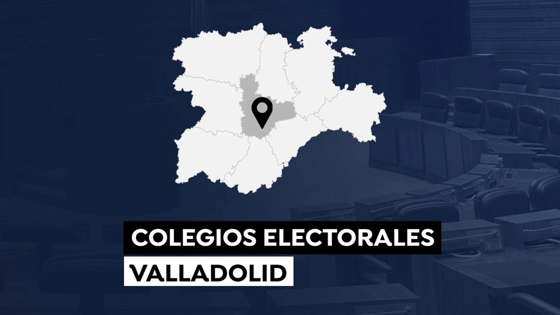 Colegios electorales en Valladolid para votar en las elecciones a las Cortes de Castilla y León 2022