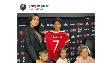 Georgina Rodríguez con sus hijos Georgina Rodríguez con sus hijos