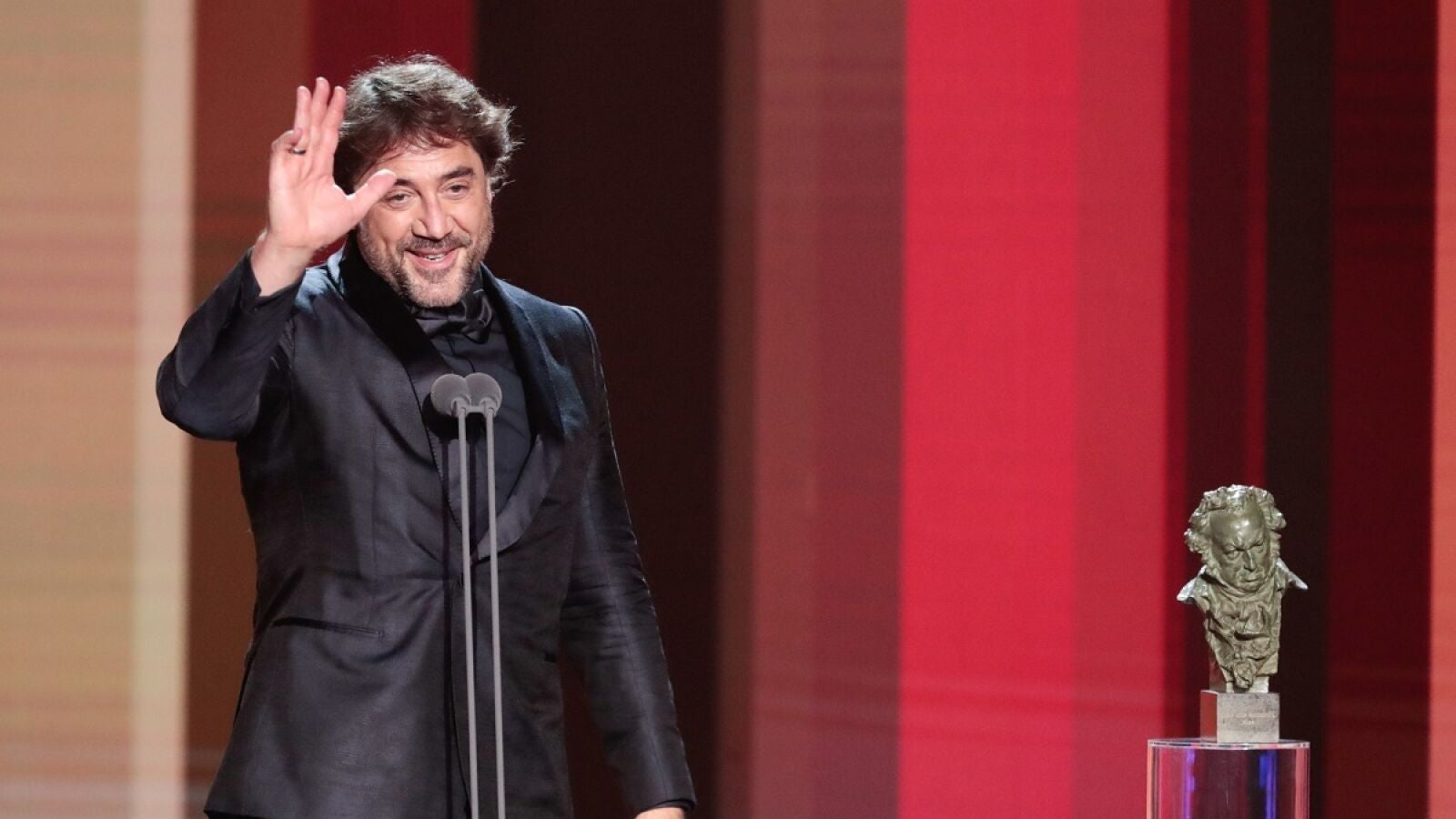 Javier Bardem dedica su Goya a Mejor Actor a su madre, a Penélope Cruz y a sus hijos: 