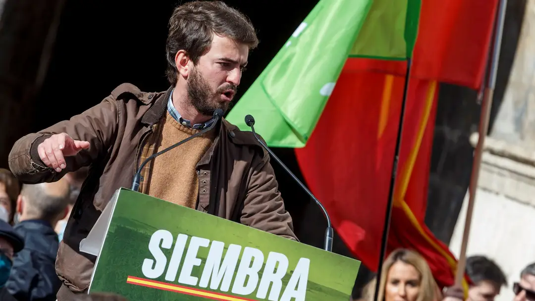 El candidato a la presidencia a las Cortes de Castilla y León, Juan García Gallardo, en una imagen de archivo El candidato a la presidencia a las Cortes de Castilla y León, Juan García Gallardo, en una imagen de archivo