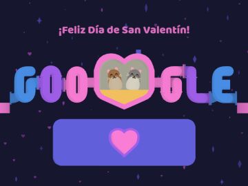 El doodle de Google por el Día de San Valentín 2022