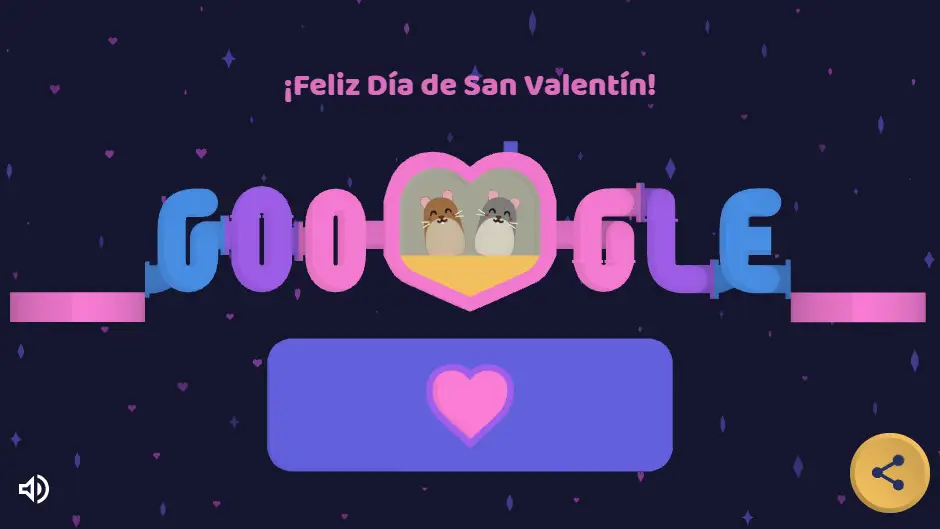 El doodle de Google por el D&iacute;a de San Valent&iacute;n 2022