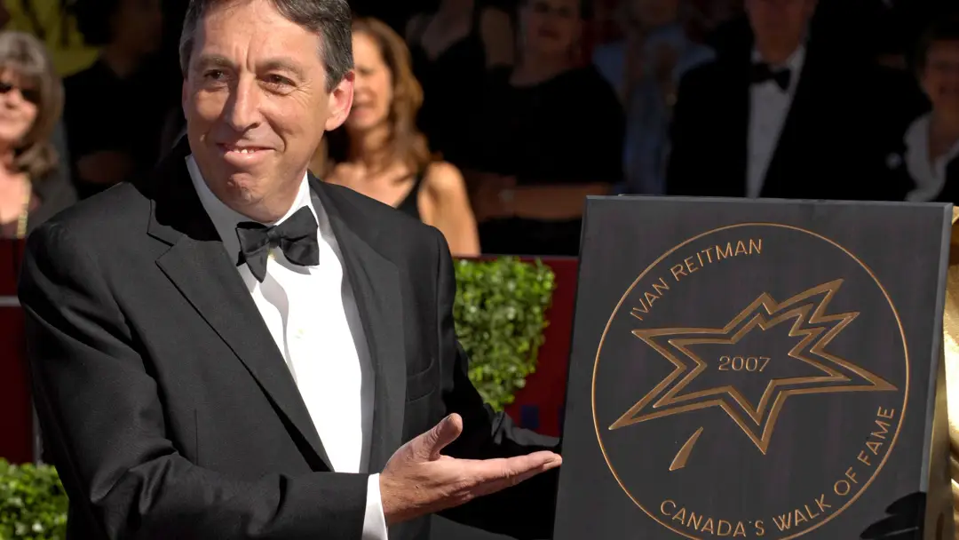 El director y productor de cina Ivan Reitman en el paseo de la fama de Canadá El director y productor de cina Ivan Reitman en el paseo de la fama de Canadá