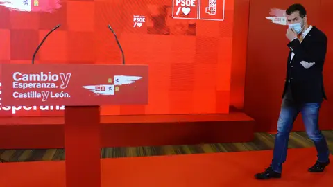 El candidato socialista a la presidencia de la Junta de Castilla y León, Luis Tudanca, El candidato socialista a la presidencia de la Junta de Castilla y León, Luis Tudanca,
