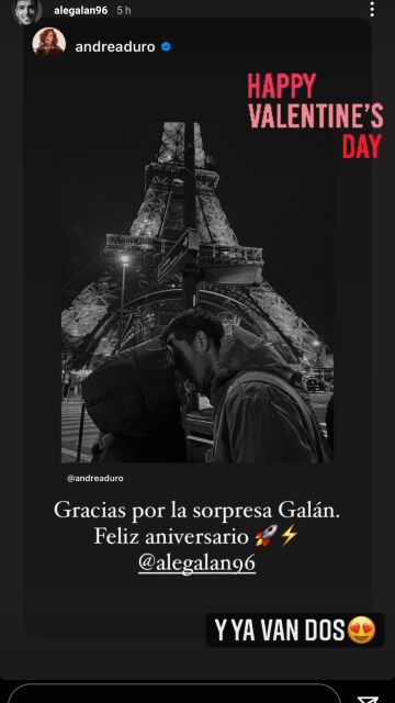 Segundo San Valentín de Andrea Duro y Ale Galán