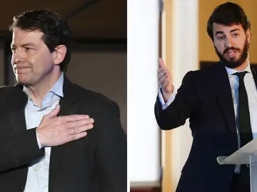Alfonso Fernández Mañueco (i) y Juan García-Gallardo (d) Alfonso Fernández Mañueco (i) y Juan García-Gallardo (d)