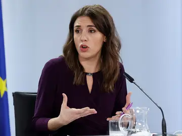 La ministra de Igualdad, Irene Montero La ministra de Igualdad, Irene Montero