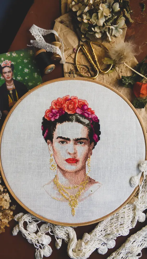 Ilustración de Frida Kahlo
