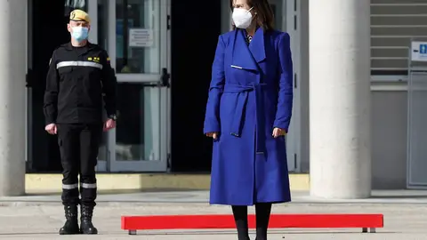 La ministra de Defensa, Margarita Robles, preside el acto de reconocimiento a la Unidad Militar de Emergencias en una foto de archivo La ministra de Defensa, Margarita Robles, preside el acto de reconocimiento a la Unidad Militar de Emergencias en una foto de archivo