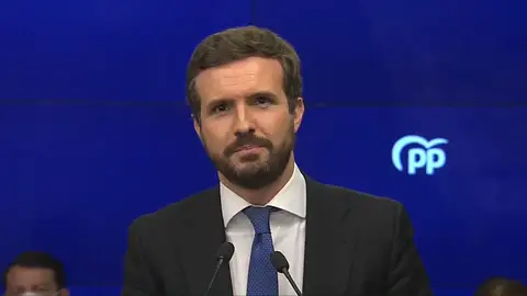 Pablo Casado, del Partido Popular Pablo Casado tras las elecciones en Castilla y León: "Tenemos límites para pactar; nuestros principios son nuestras condiciones"
