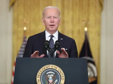 El presidente de EE.UU., Joe Biden, habla de la crisis con Rusia sobre Ucrania