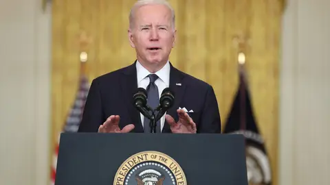 El presidente de EE.UU., Joe Biden, habla de la crisis con Rusia sobre Ucrania El presidente de EE.UU., Joe Biden, habla de la crisis con Rusia sobre Ucrania