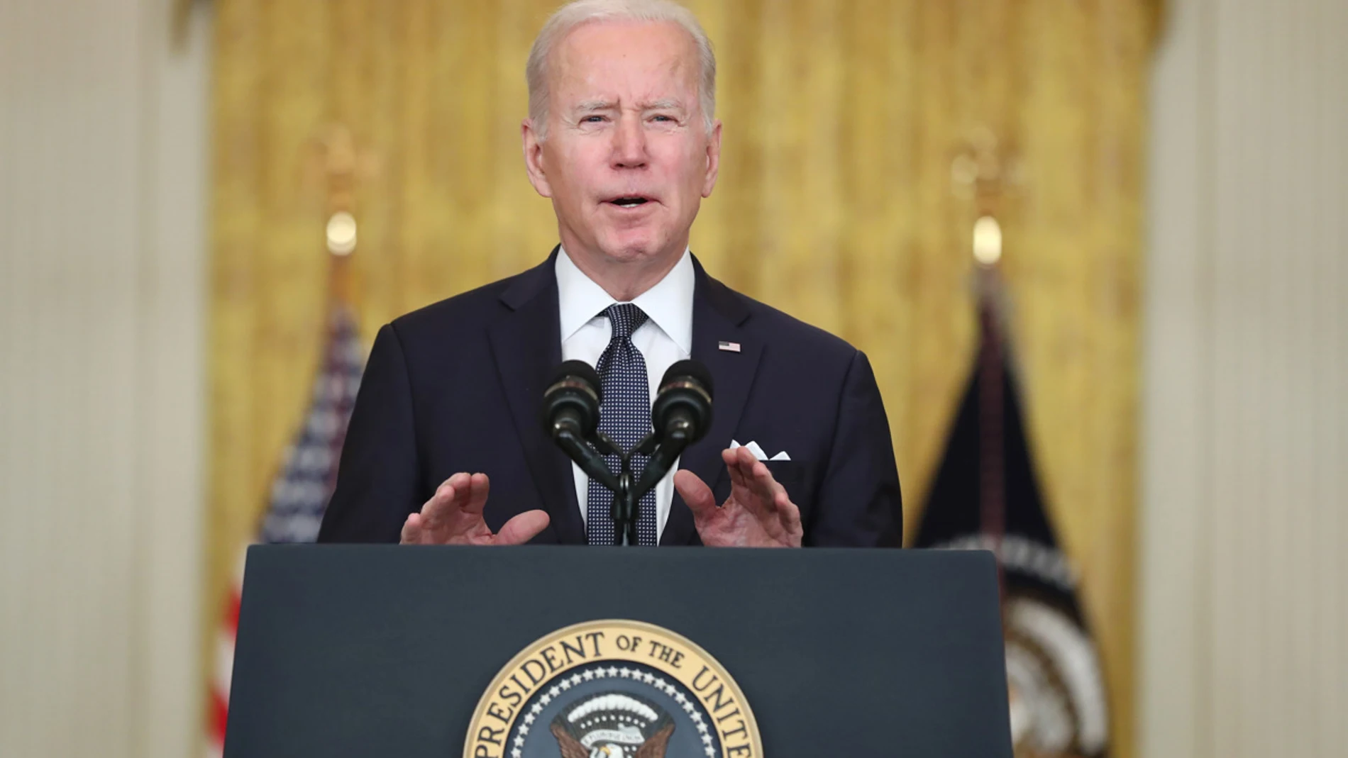 El presidente de EE.UU., Joe Biden, habla de la crisis con Rusia sobre Ucrania