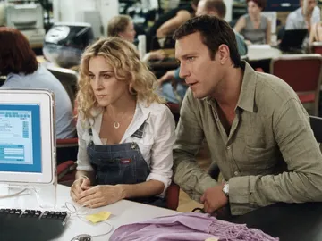 Sarah Jessica Parker y John Corbett en 'Sexo en Nueva York' Sarah Jessica Parker y John Corbett en 'Sexo en Nueva York'