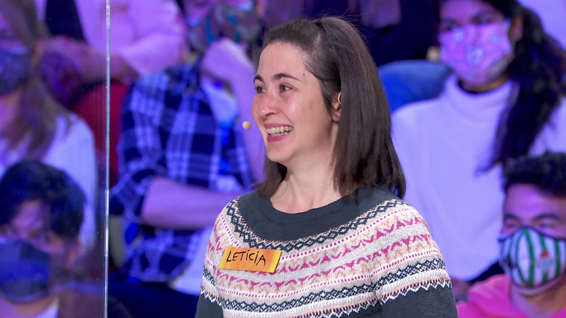 Leticia demuestra su valent&iacute;a en &lsquo;La ruleta de la suerte&rsquo;: &ldquo;Tiene unas narices as&iacute; de grandes&rdquo; 