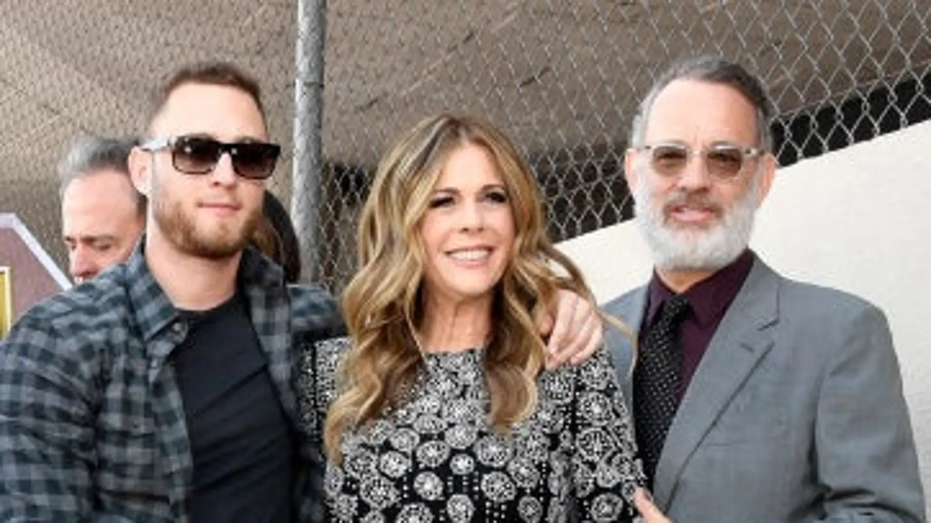 Tom Hanks, su mujer Rita Wilson y su hijo Chet Hanks