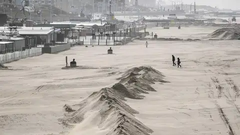 Preparación para la tormenta Eunice en Países Bajos Preparación para la tormenta Eunice en Países Bajos