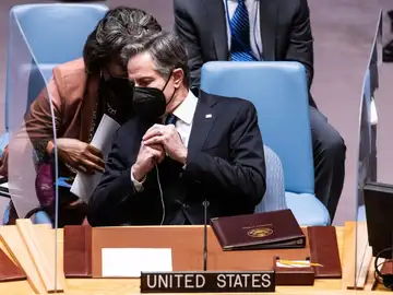 Anthony Blinken, secretario de Estado de Estados Unidos, en la ONU
