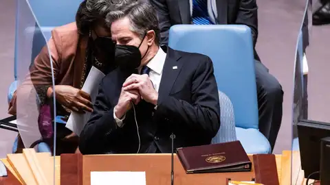 Anthony Blinken, secretario de Estado de Estados Unidos, en la ONU Anthony Blinken, secretario de Estado de Estados Unidos, en la ONU