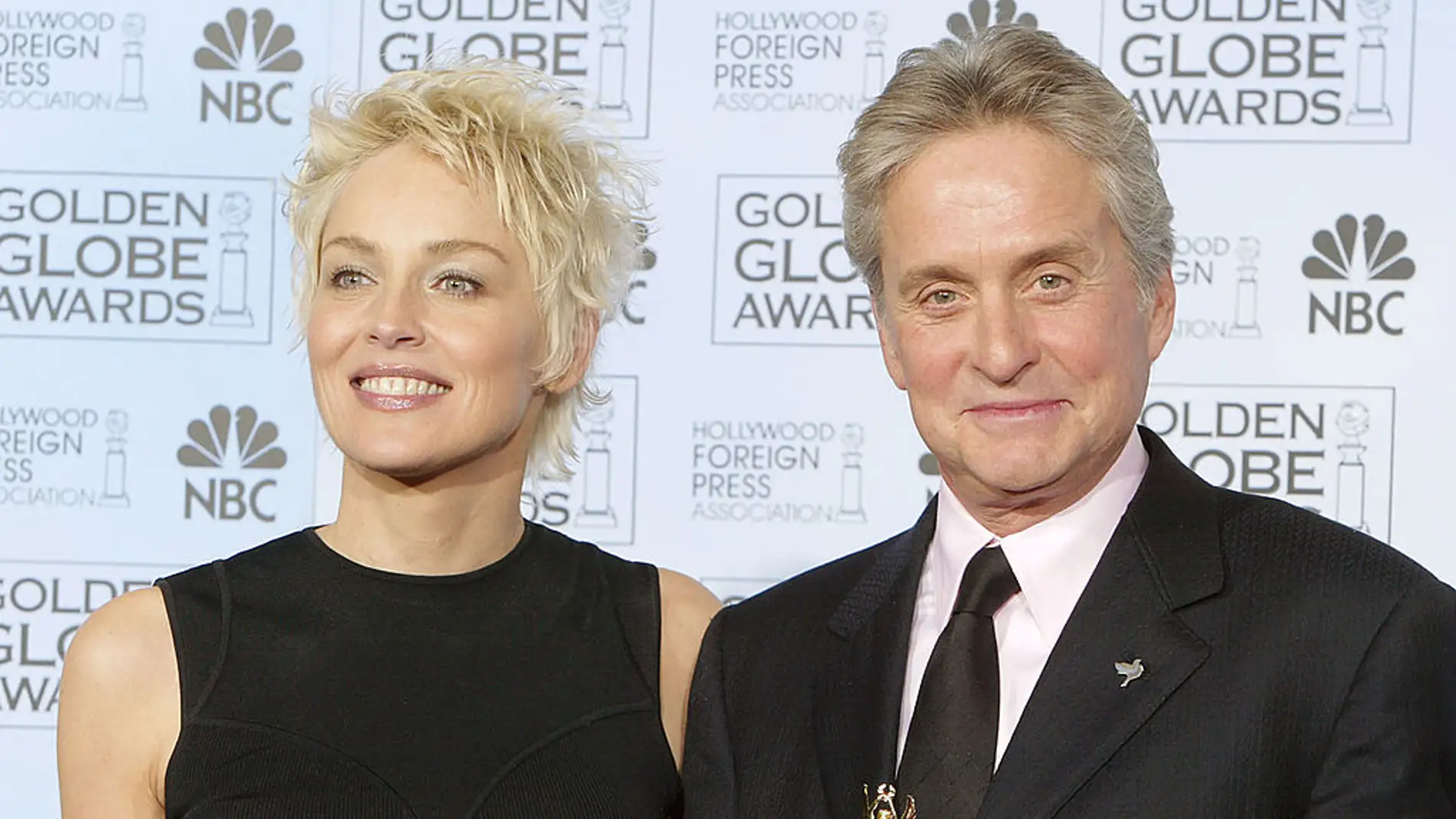 Sharon Stone y Michael Douglas