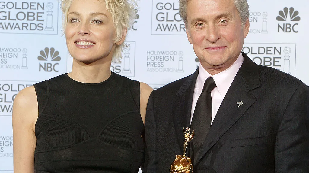 Sharon Stone y Michael Douglas Sharon Stone y Michael Douglas