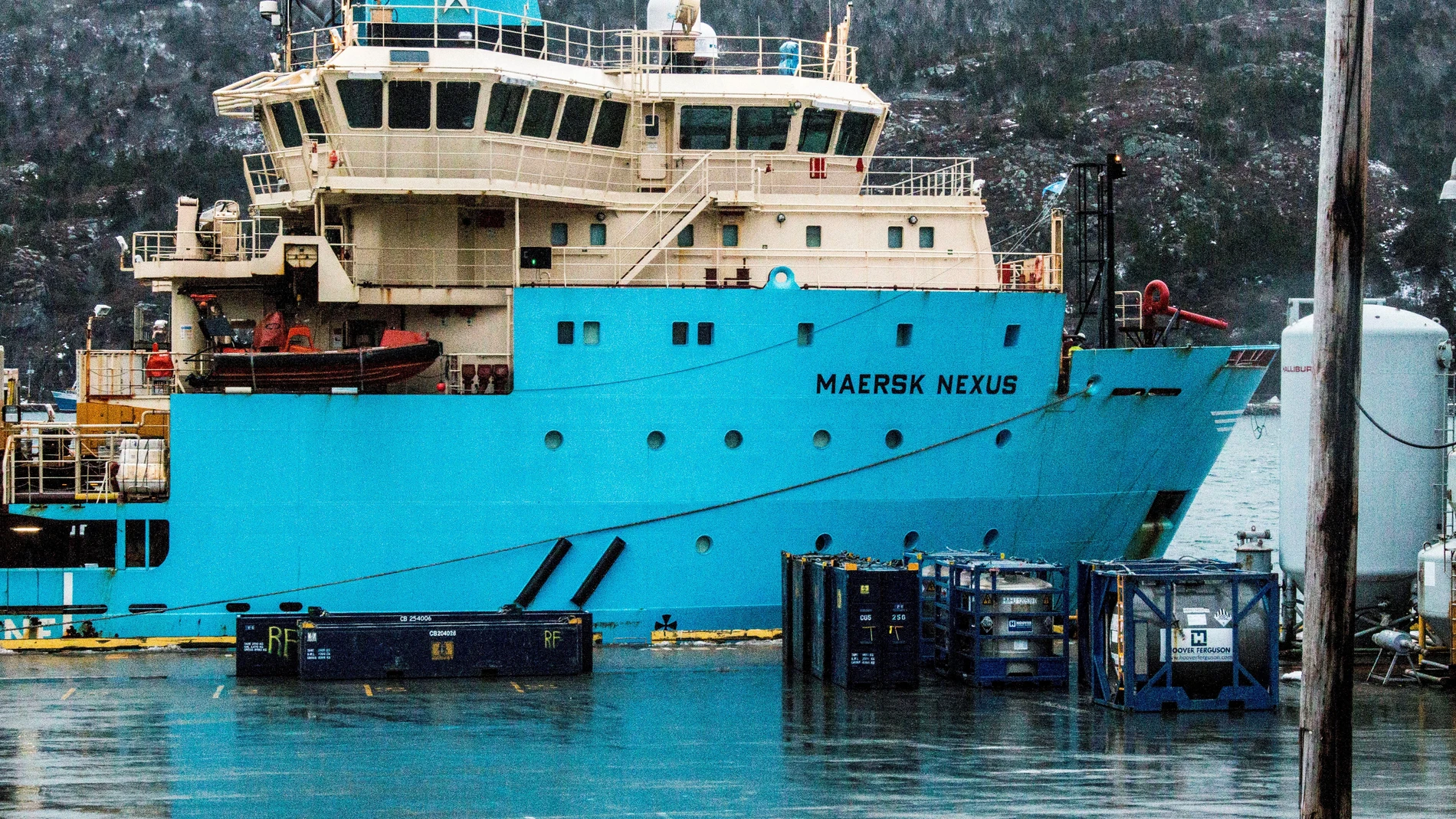 Fotografía del barco canadiense Maersk Nexus