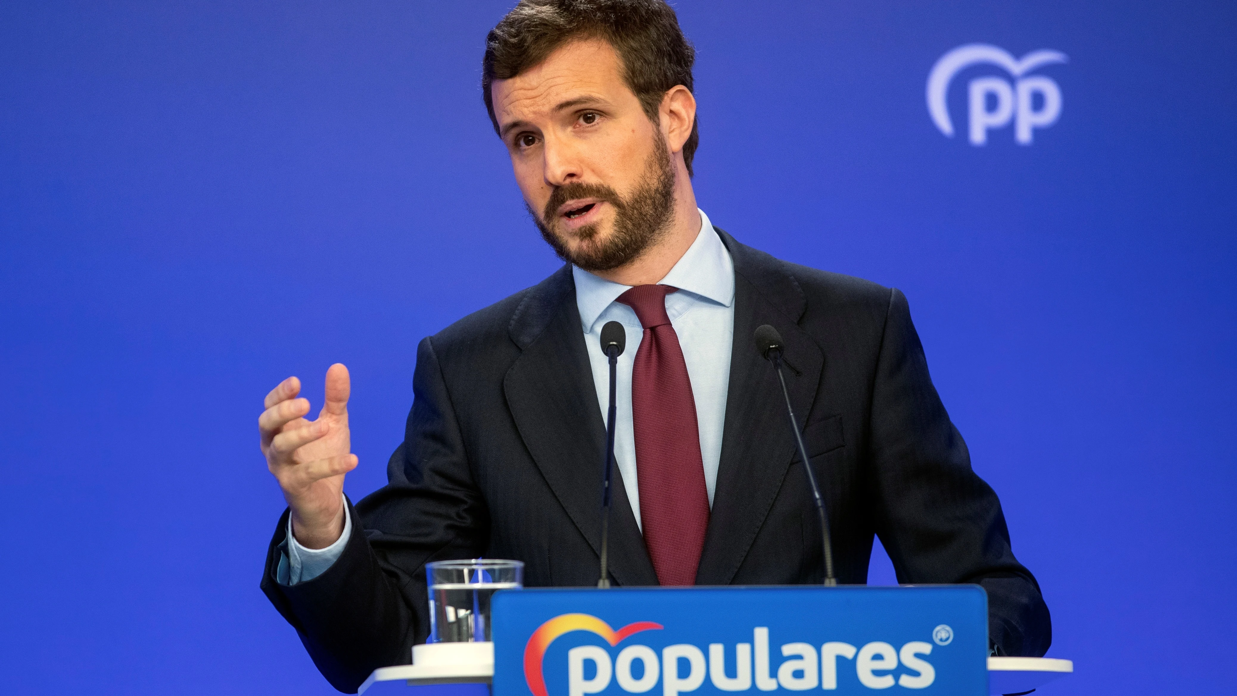 El l&iacute;der del Partido Popular, Pablo Casado