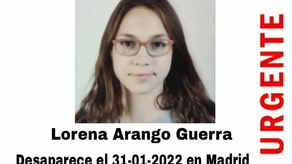 Se busca a una menor de 14 años que lleva tres semanas desaparecida en Madrid Se busca a una menor de 14 años que lleva tres semanas desaparecida en Madrid