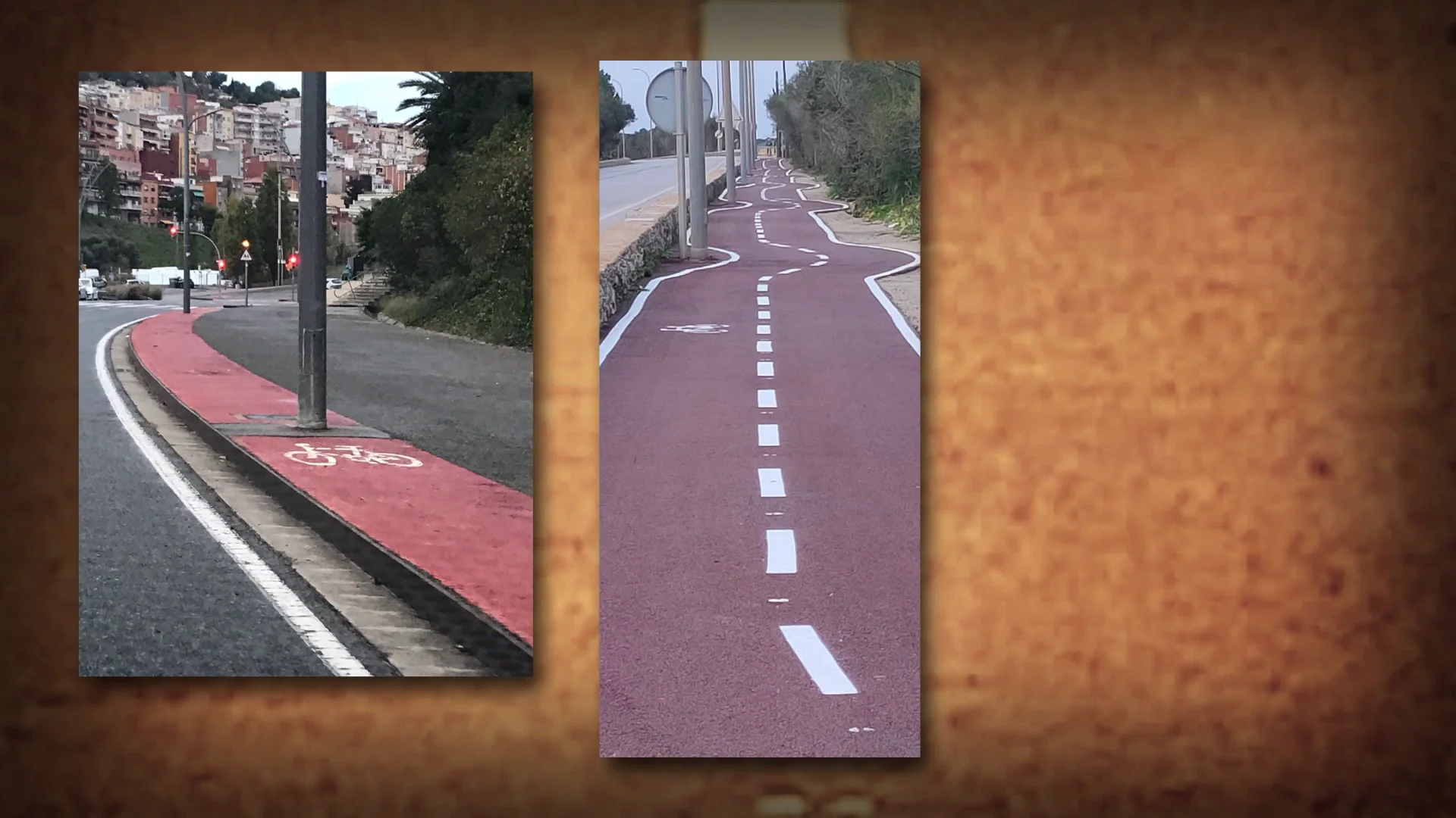 Los carriles bici m&aacute;s absurdos: sorteando farolas o direcci&oacute;n a un contenedor