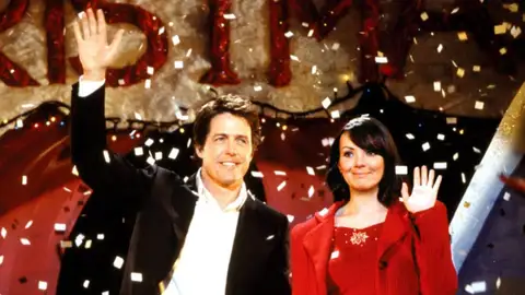 Martine McCutcheon y Hugh Grant en 'Love Actually' Martine McCutcheon y Hugh Grant en 'Love Actually'