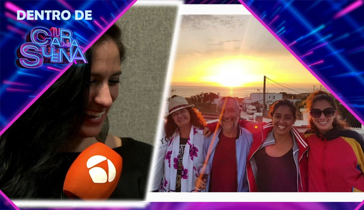 María Peláe reacciona al vídeo de sus familiares