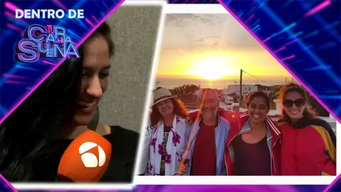 María Peláe reacciona al vídeo de sus familiares 'Tu cara me suena'