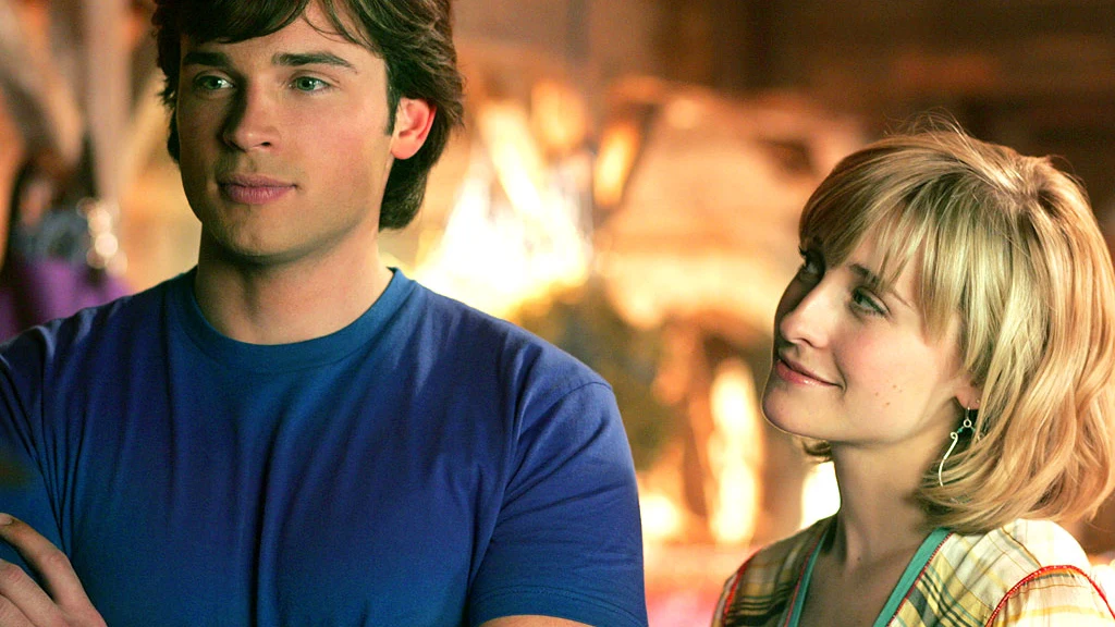 Tom Welling y Allison Mack en 'Smallville'